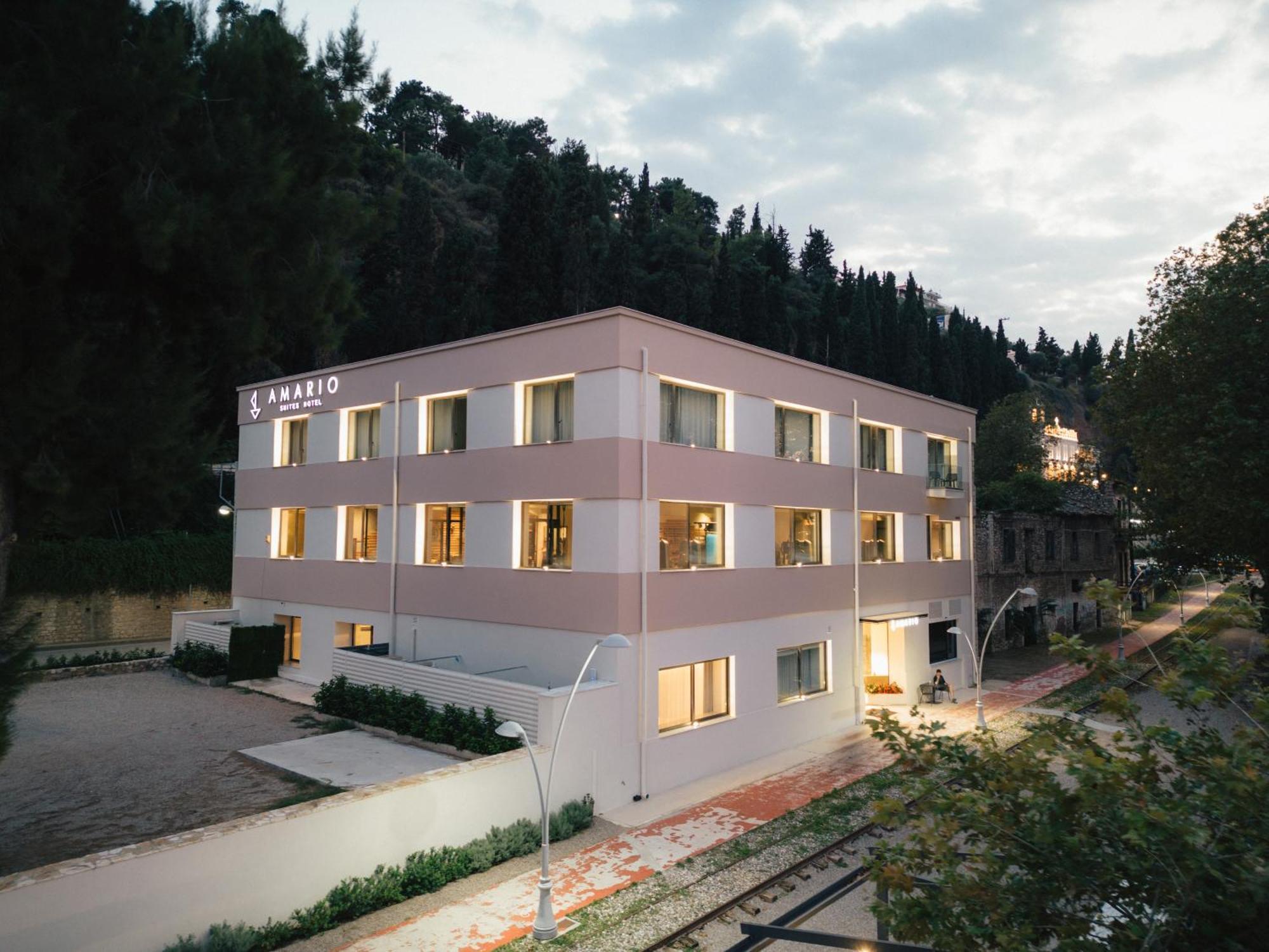 Amario Suites Hotel Aigio Exterior foto